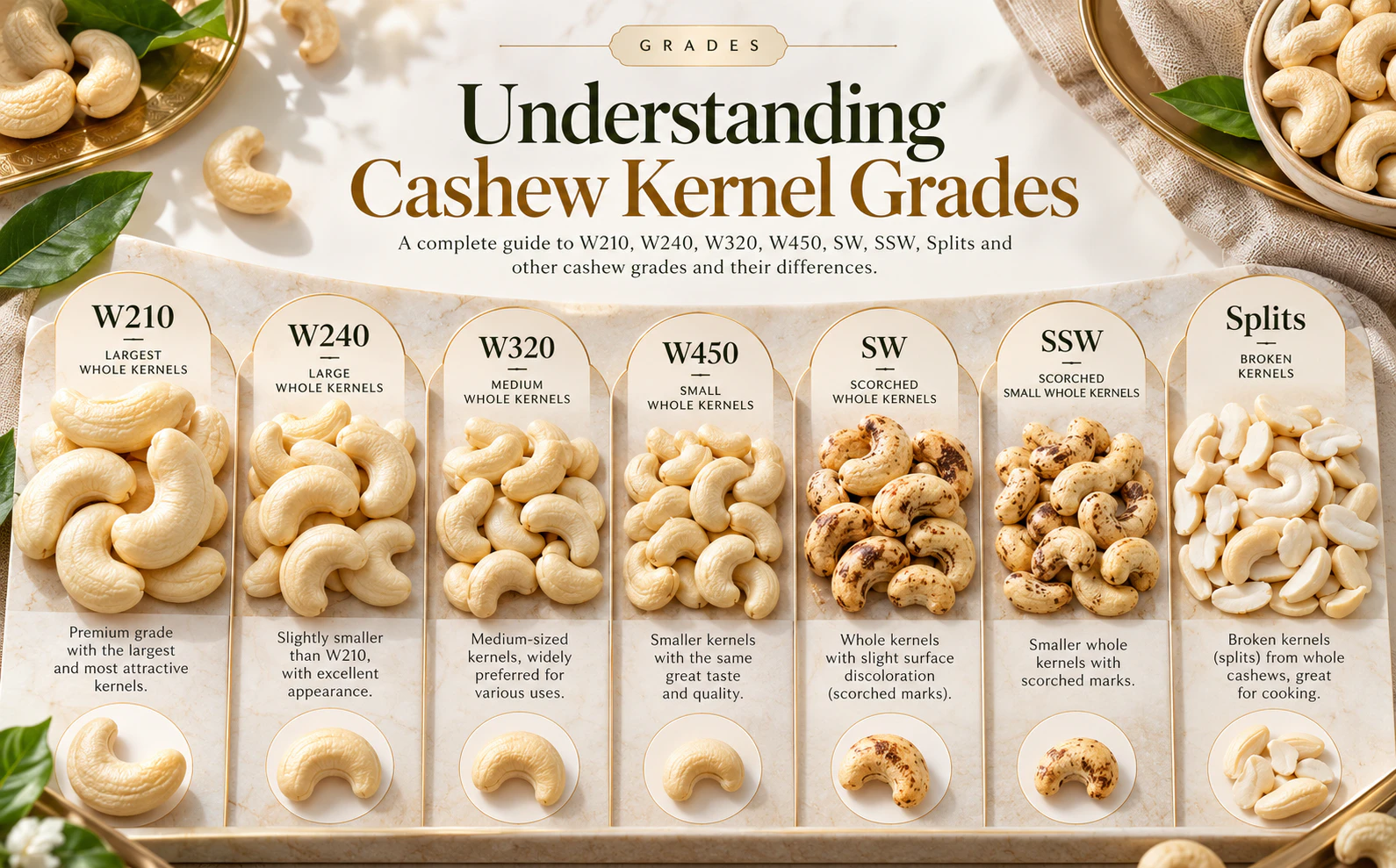 Understanding Cashew Kernel Grades