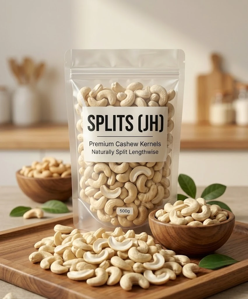 Cashew Splits JH Grade