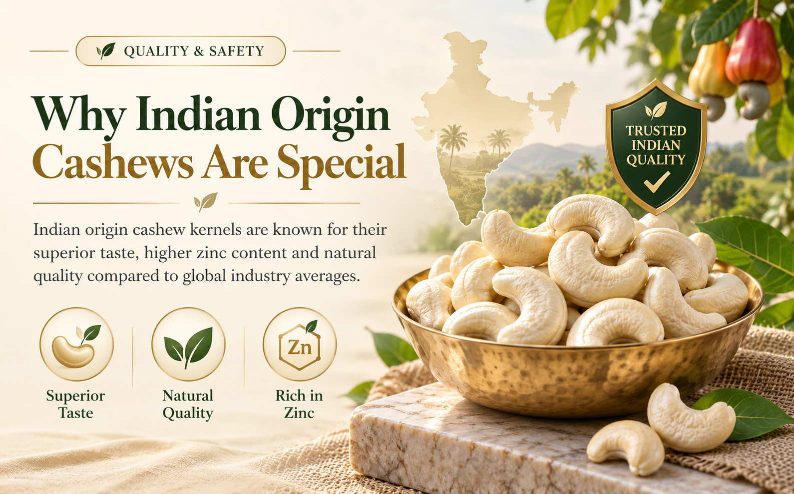 Why Indian Origin Cashews Are Special