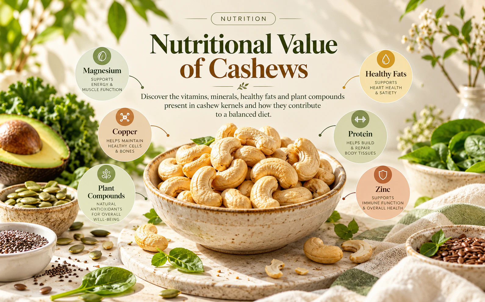 Nutritional Value of Cashews