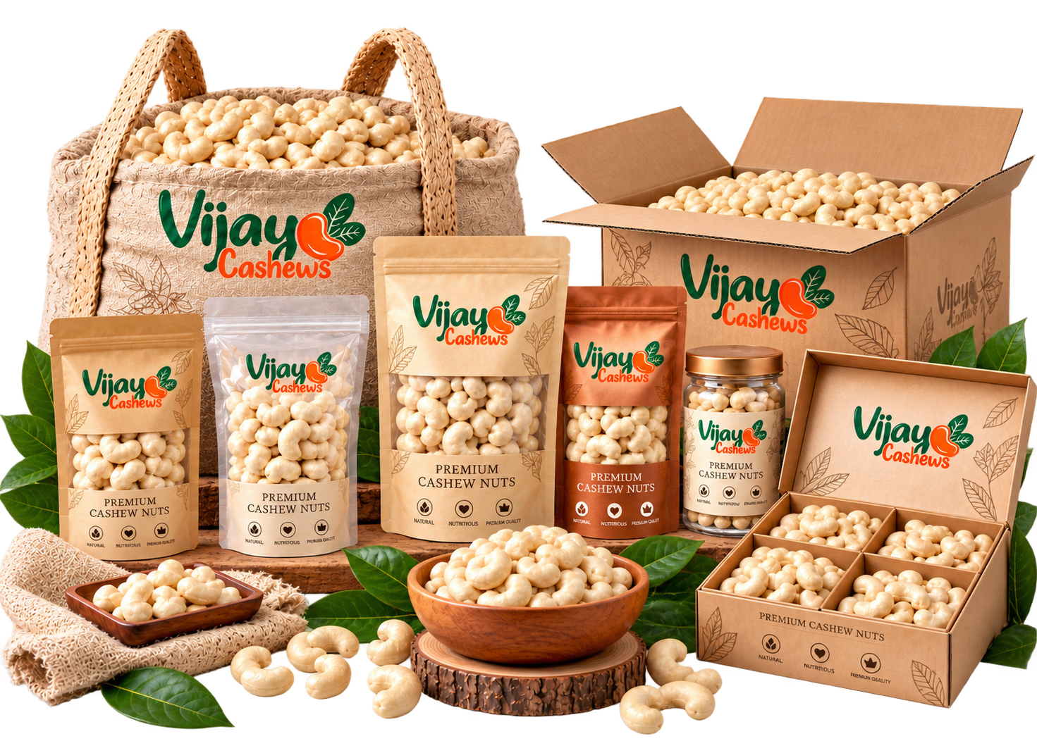 Custom Cashew Packaging