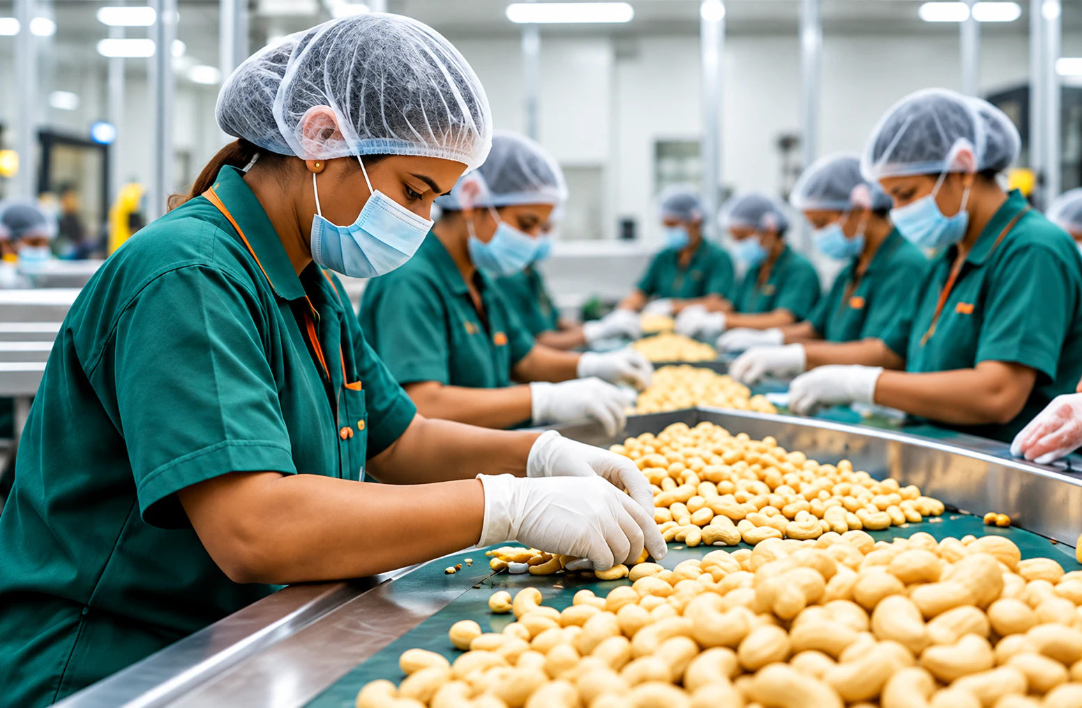 Hygienic Cashew Processing