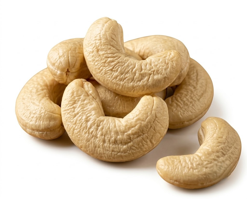 Organic Cashew Kernel Closeup