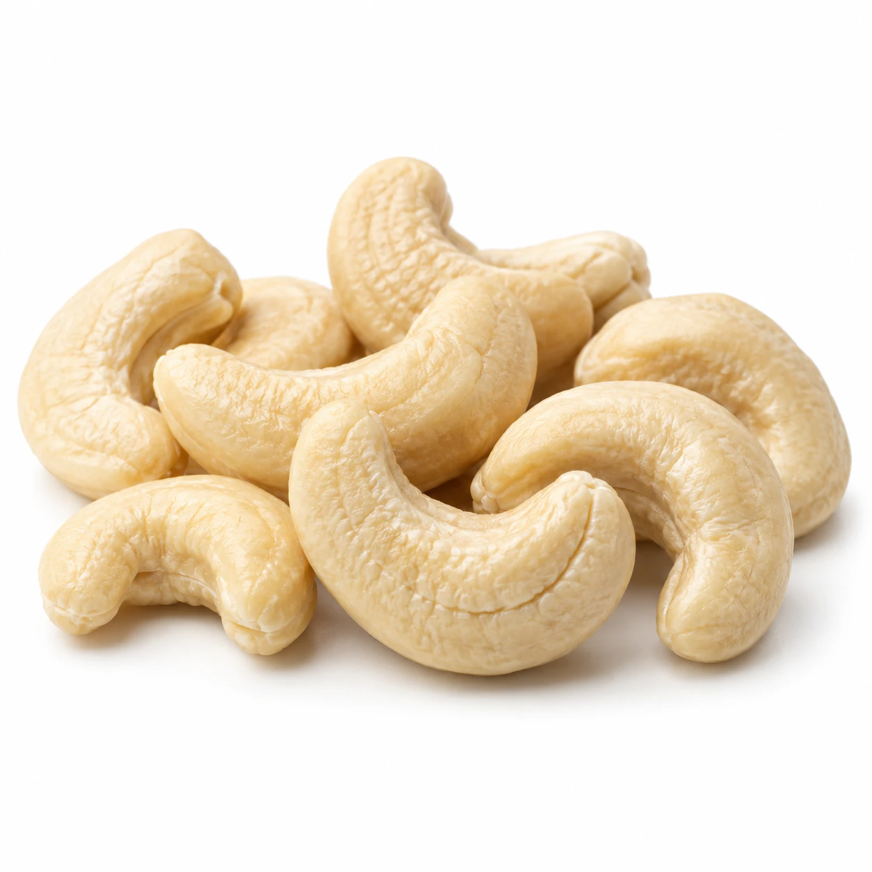 Whole Cashew Kernel Closeup